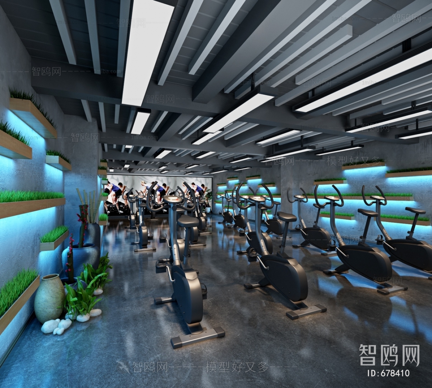 Industrial Style Gym