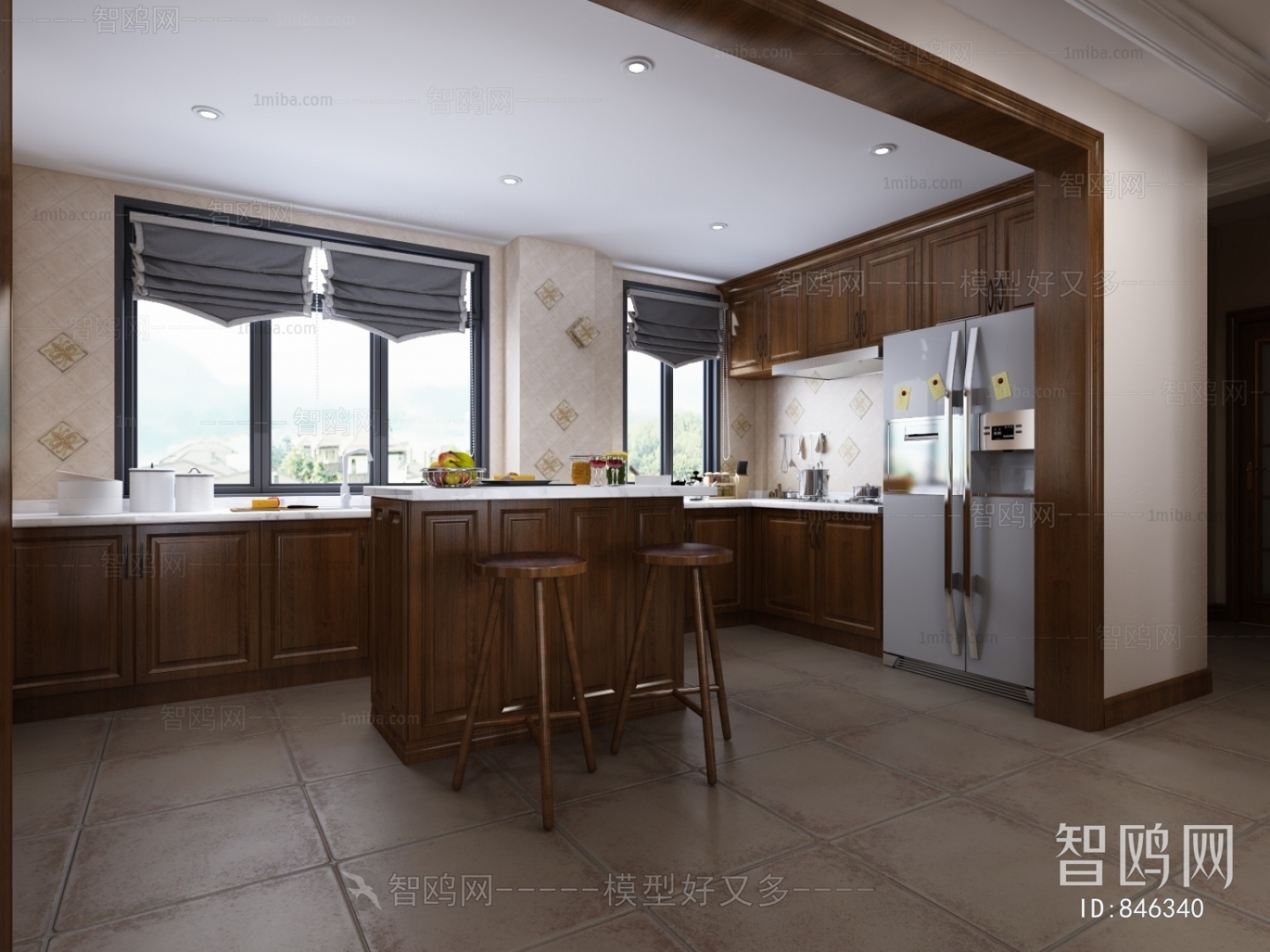 Chinese Style Open Kitchen