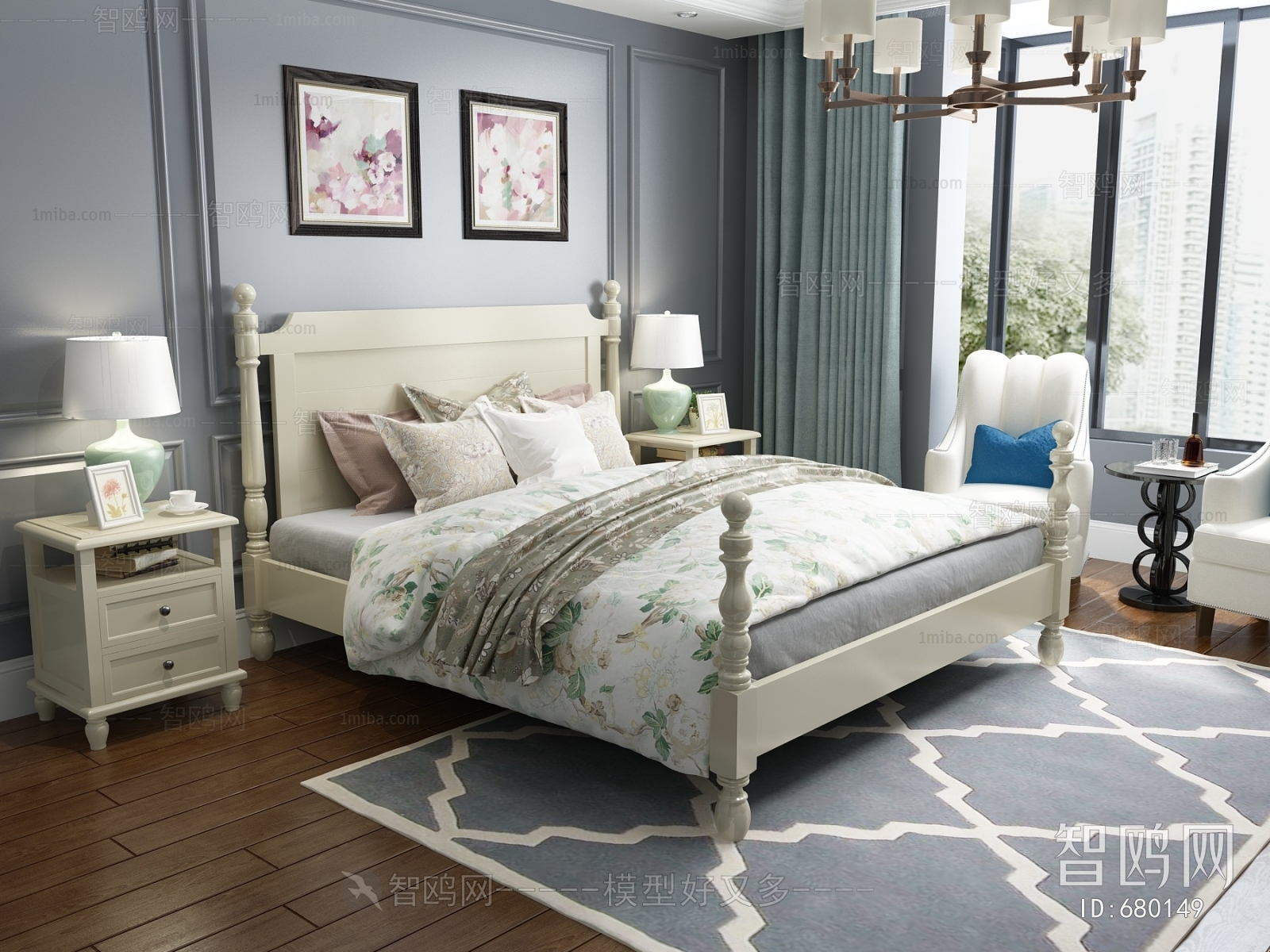 American Style Double Bed