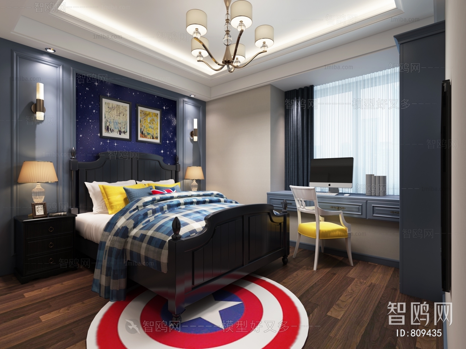 American Style Bedroom