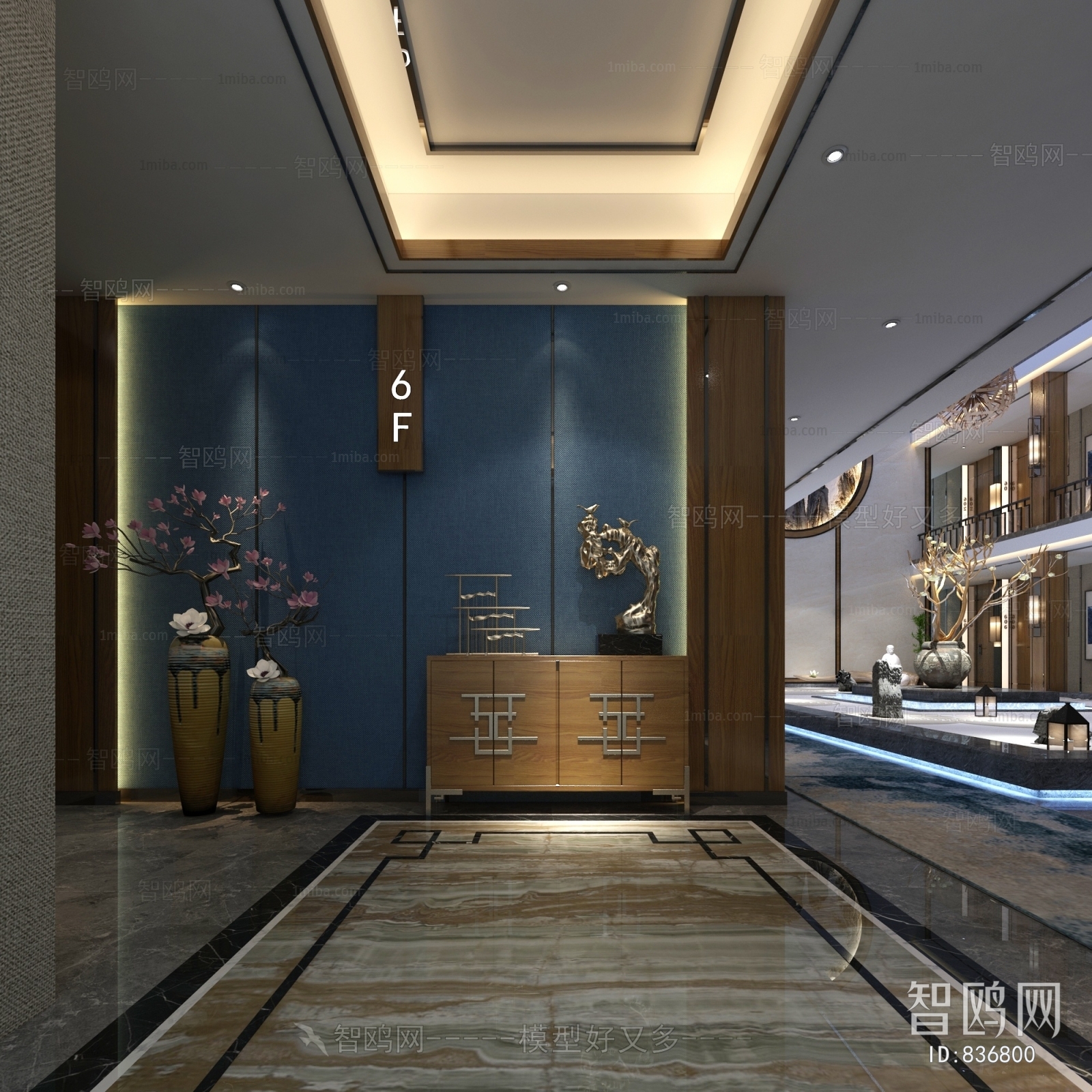 New Chinese Style Hallway