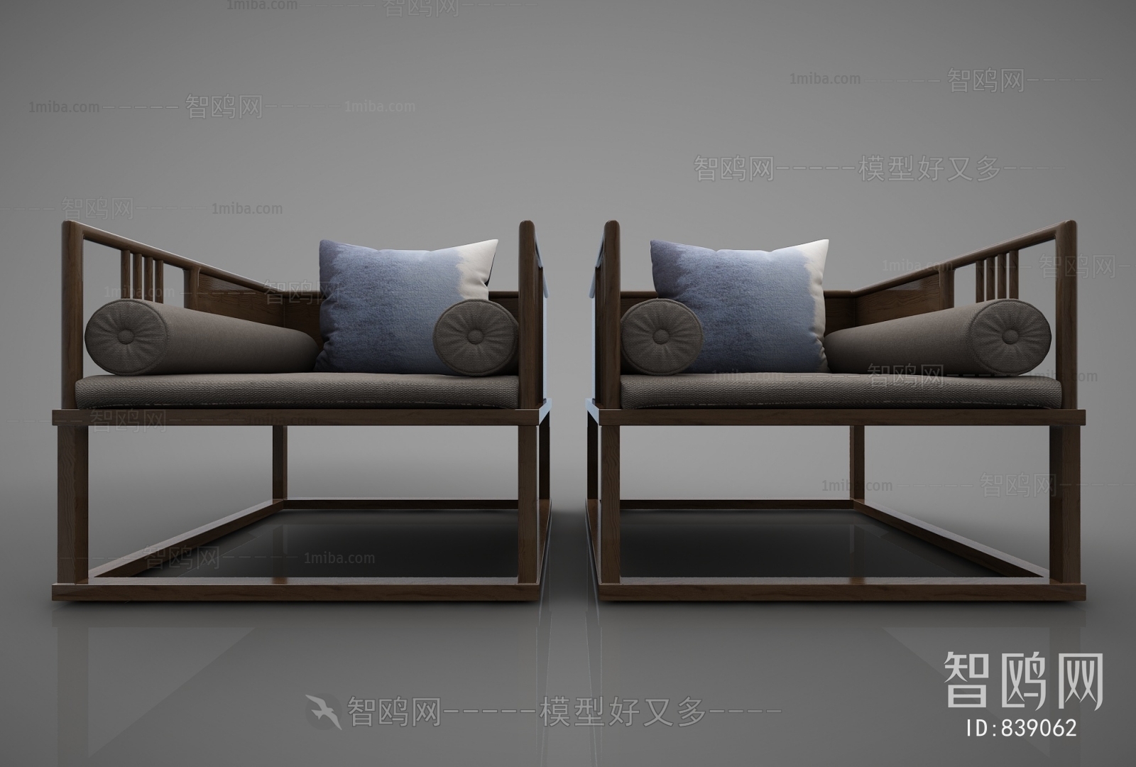 New Chinese Style Lounge Chair