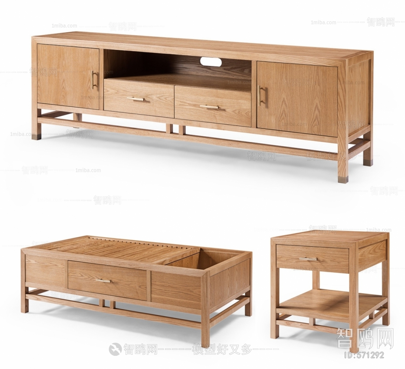 New Chinese Style TV Cabinet