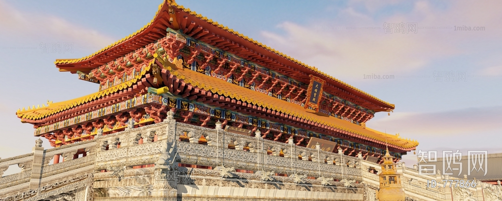 Chinese Style Ancient Architectural Buildings