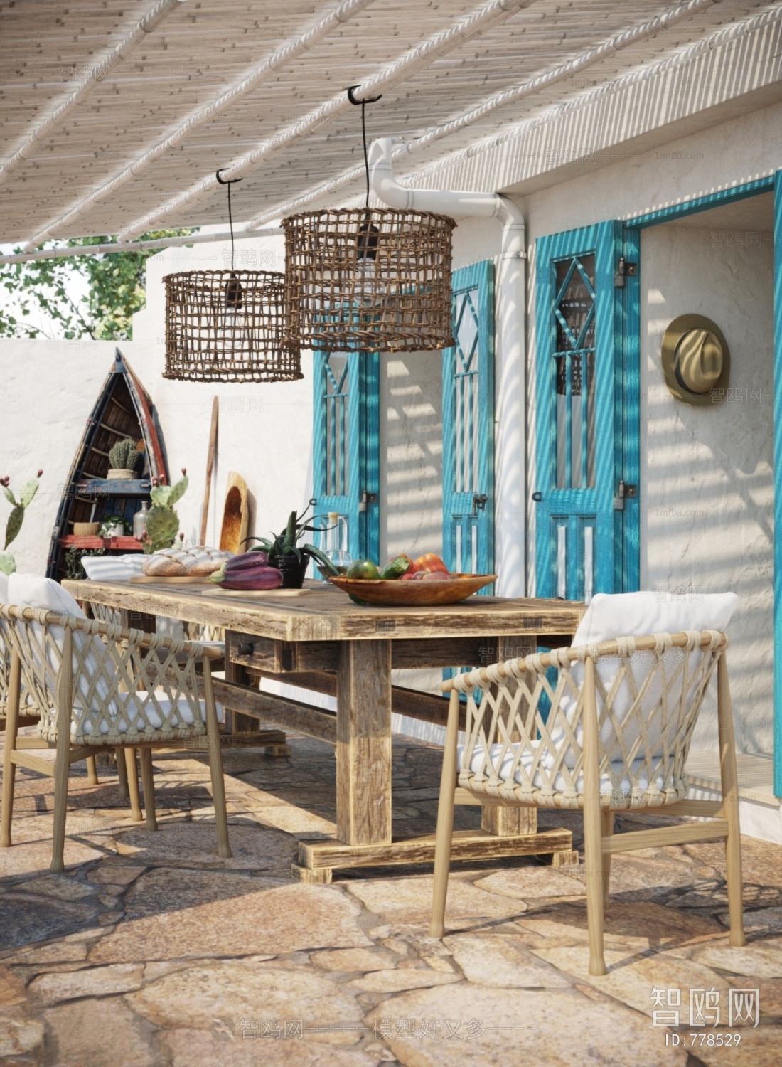 Mediterranean Style Dining Room