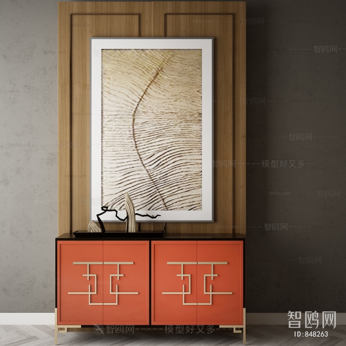 New Chinese Style TV Cabinet