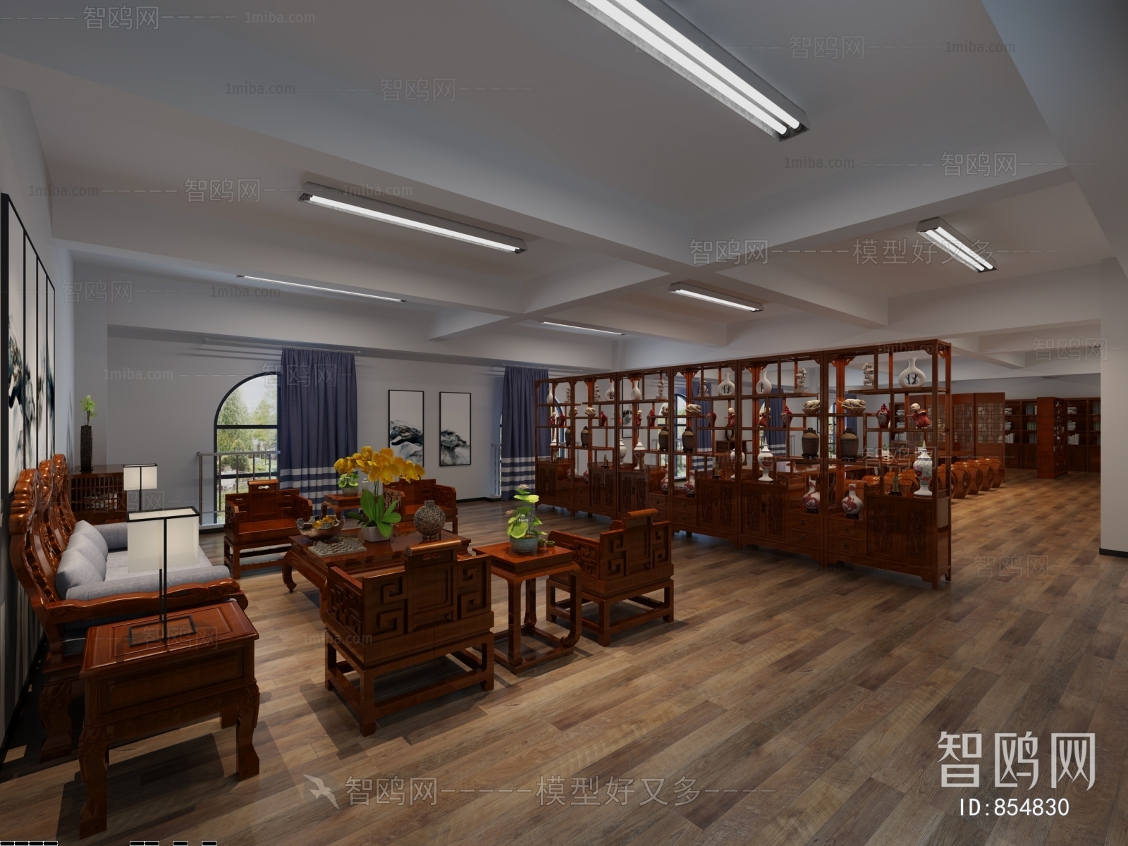 Chinese Style Bookstore Book Bar