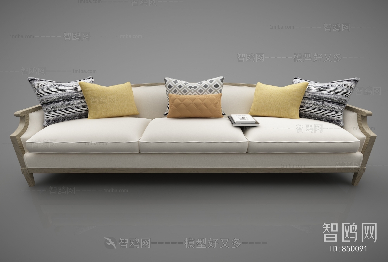 Modern Three-seat Sofa