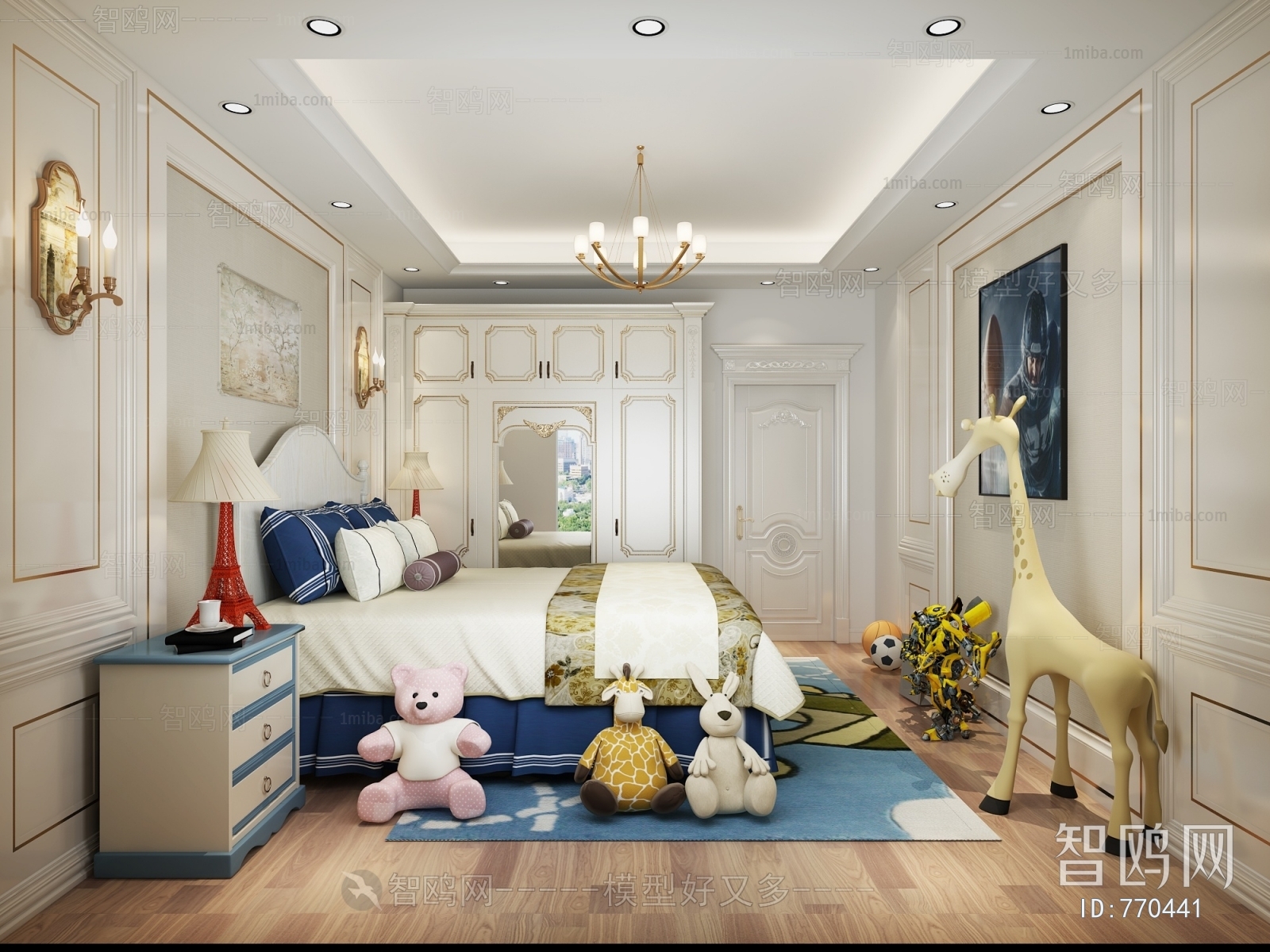 European Style Children's Room