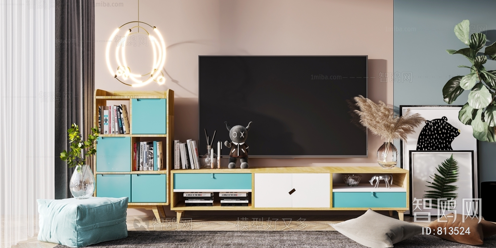 Nordic Style TV Cabinet