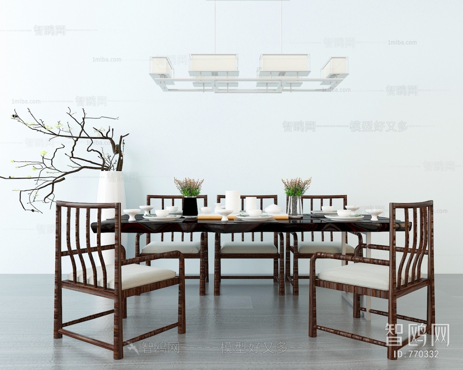 New Chinese Style Dining Table And Chairs