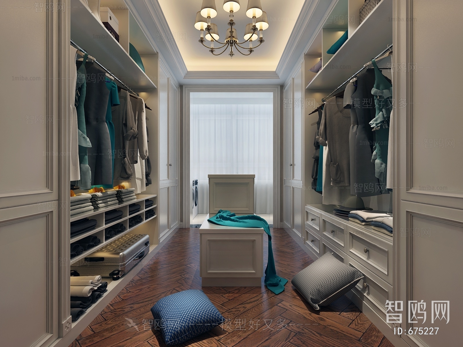 Modern Clothes Storage Area