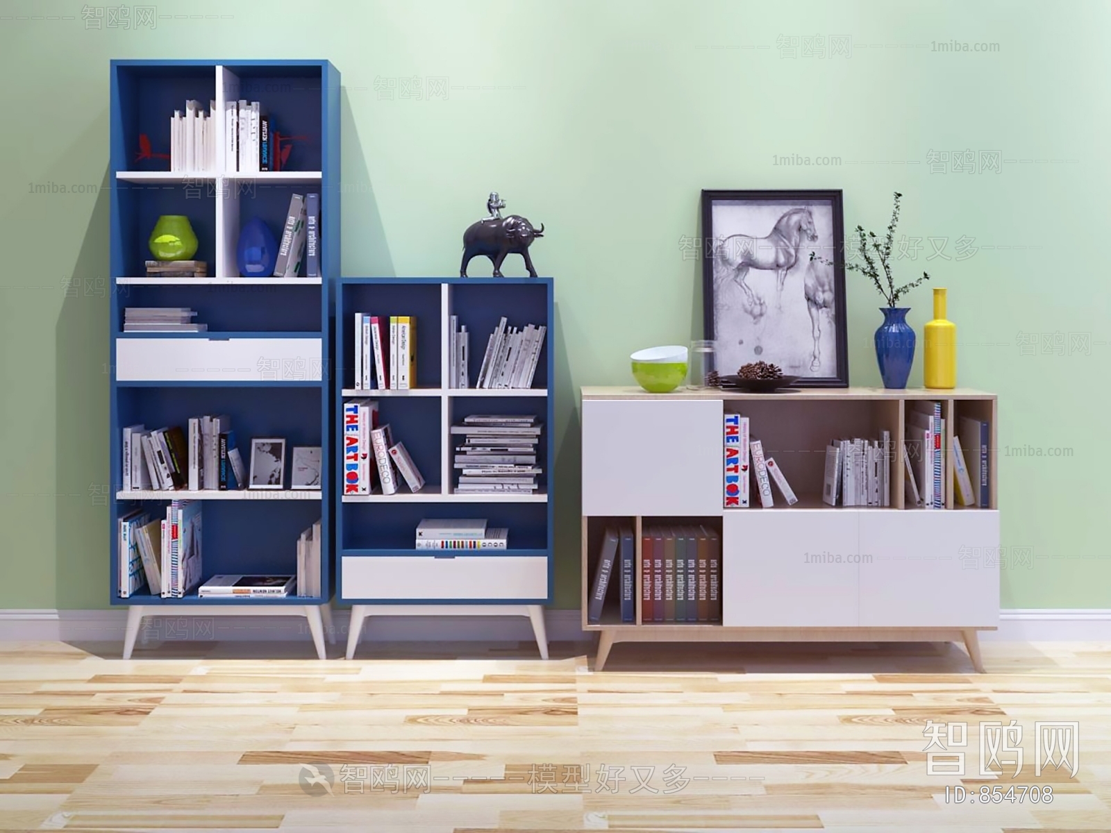 Nordic Style Bookcase