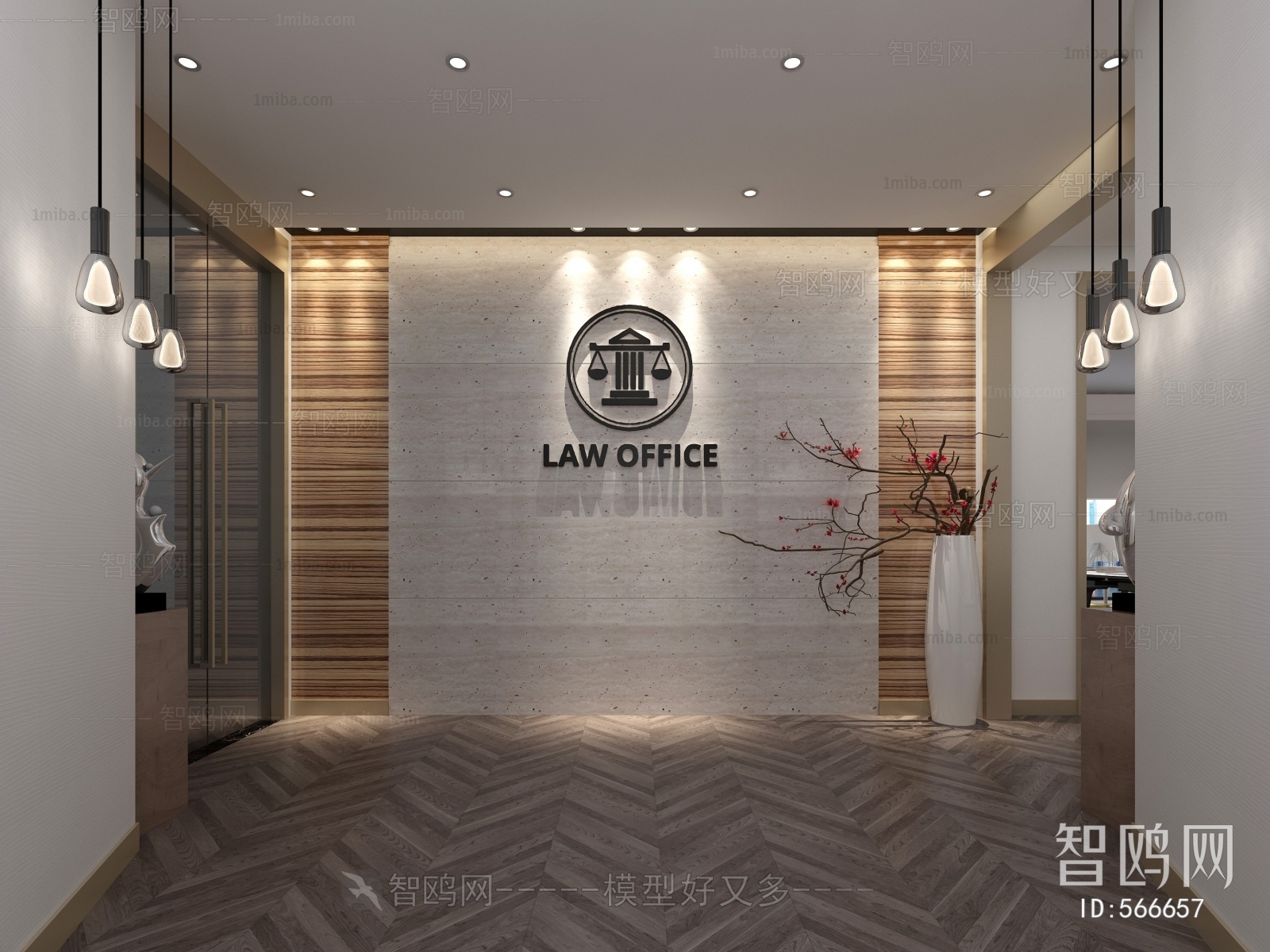 New Chinese Style Office Reception Desk