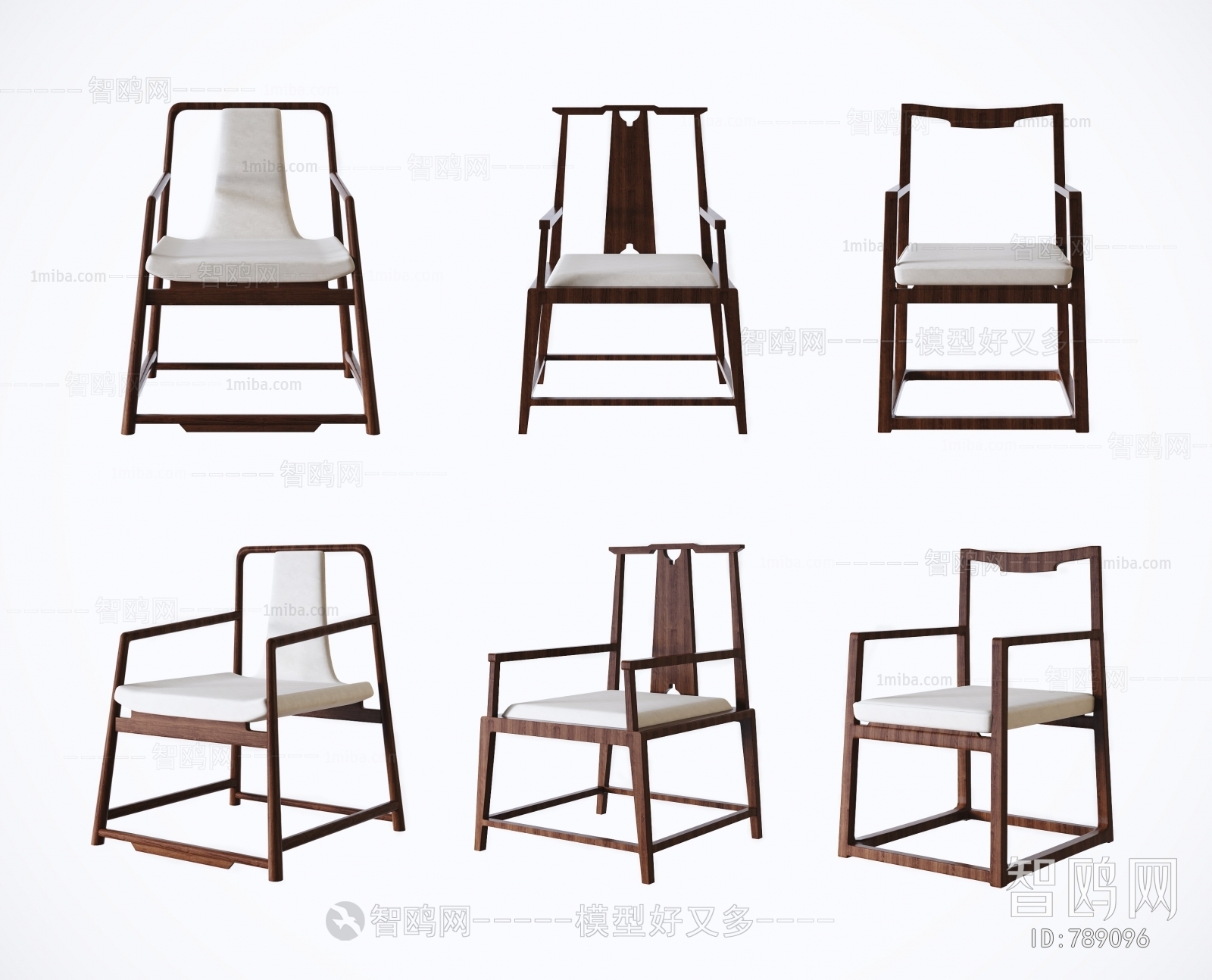 New Chinese Style Lounge Chair