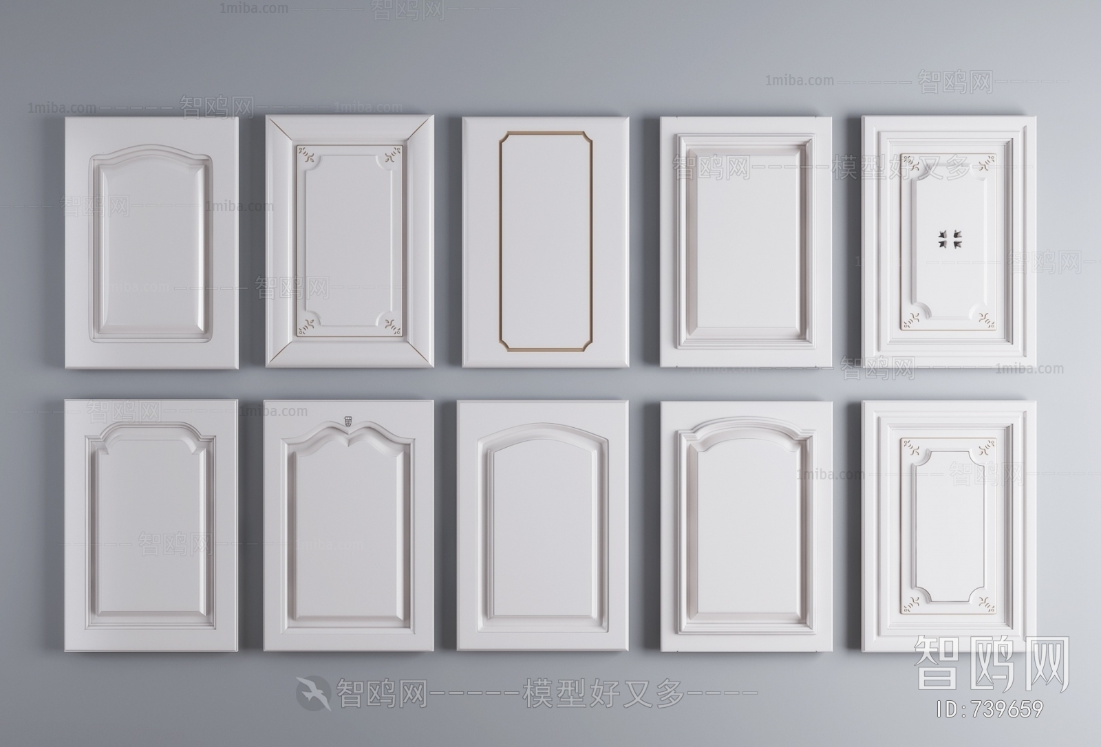 Simple European Style Door Panel