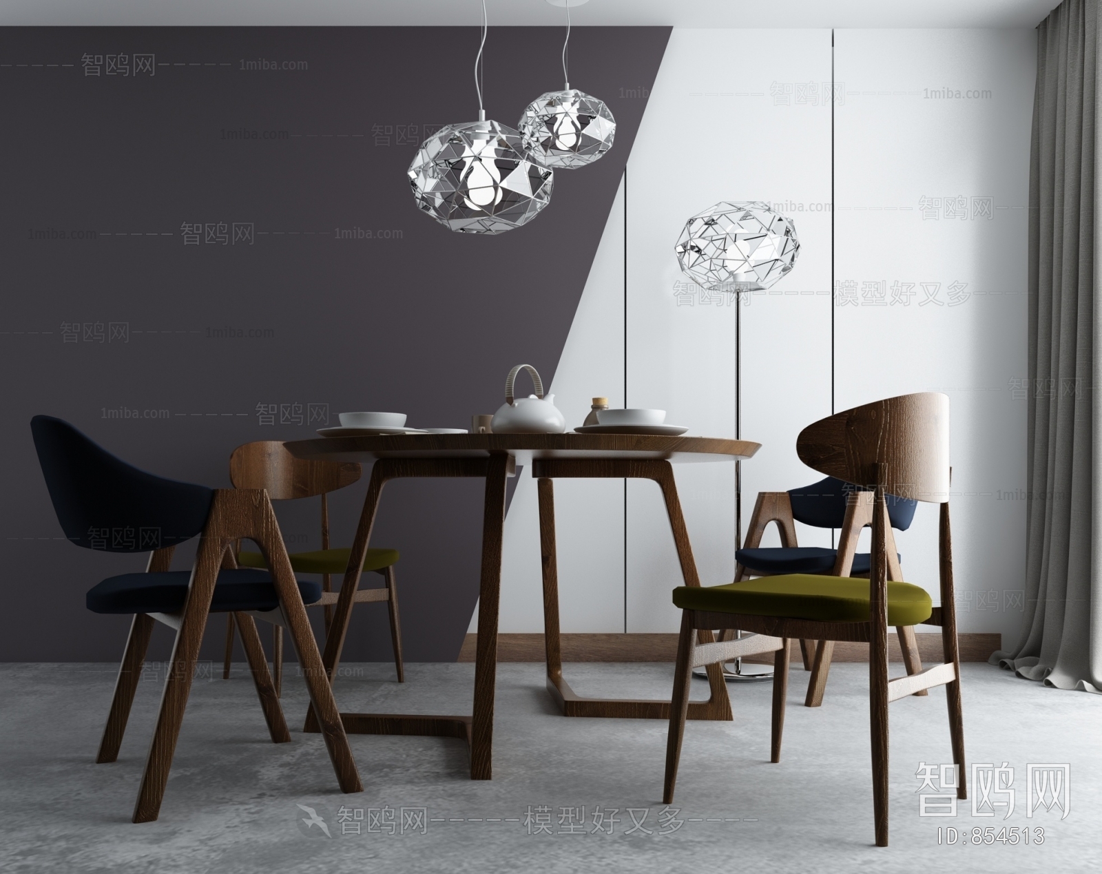 Nordic Style Dining Table And Chairs