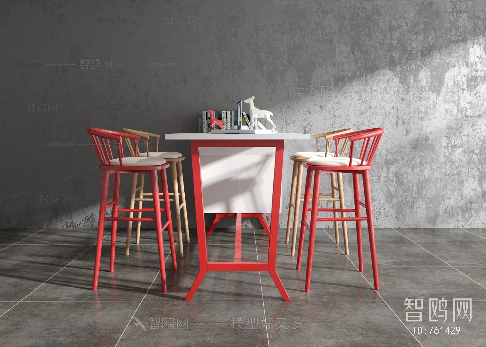 Industrial Style Dining Table And Chairs