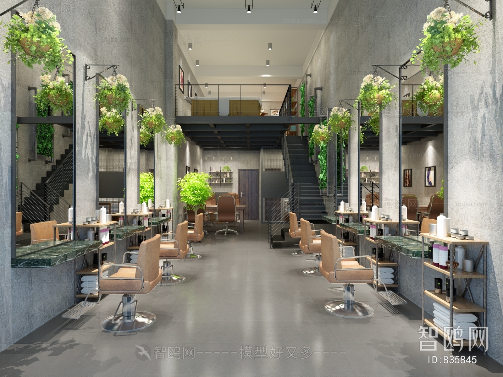 Industrial Style Barbershop