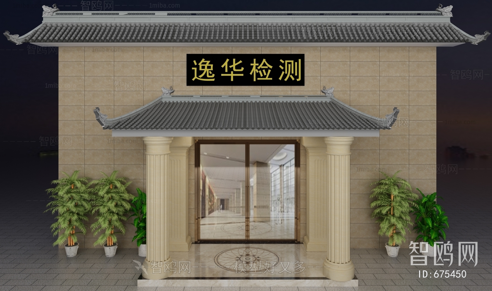 New Chinese Style Facade Element