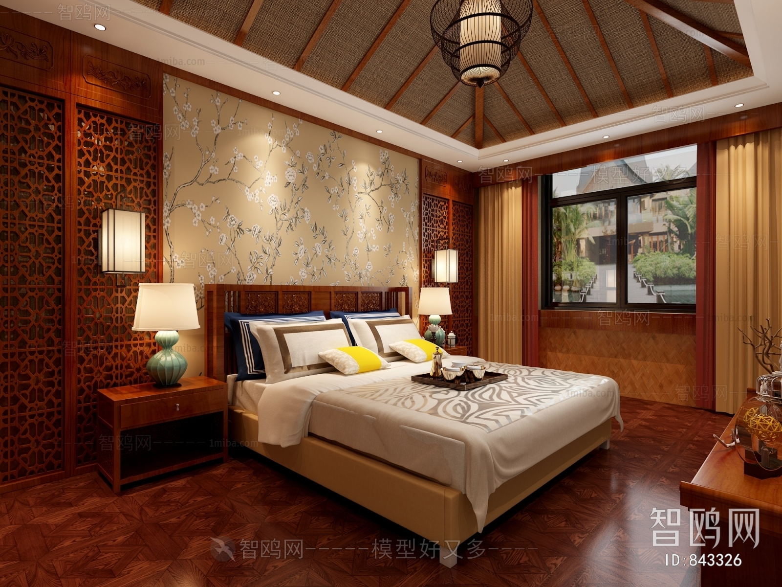 Southeast Asian Style Bedroom