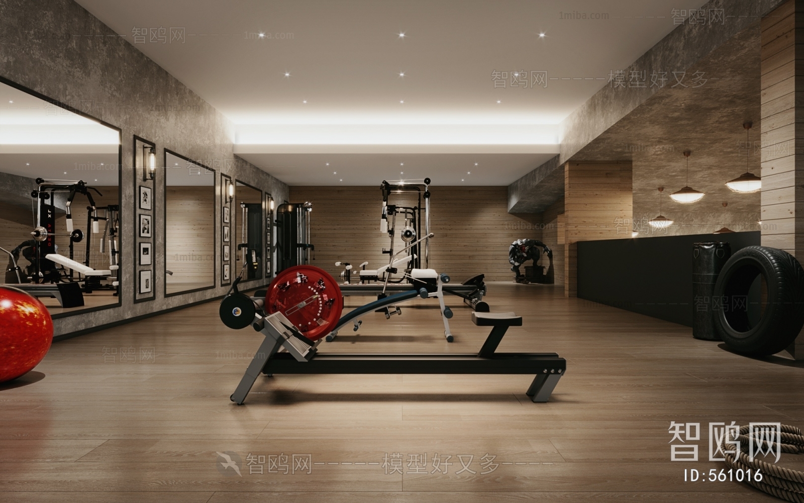 Industrial Style Gym