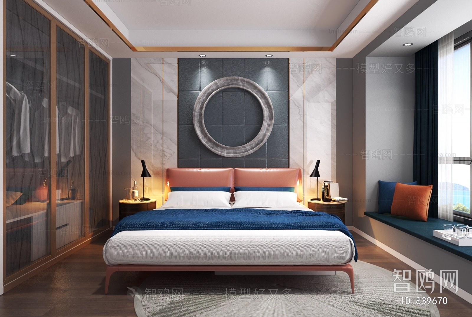 Post Modern Style Bedroom