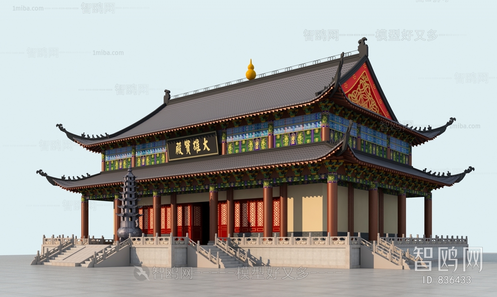 Chinese Style Ancient Architectural Buildings