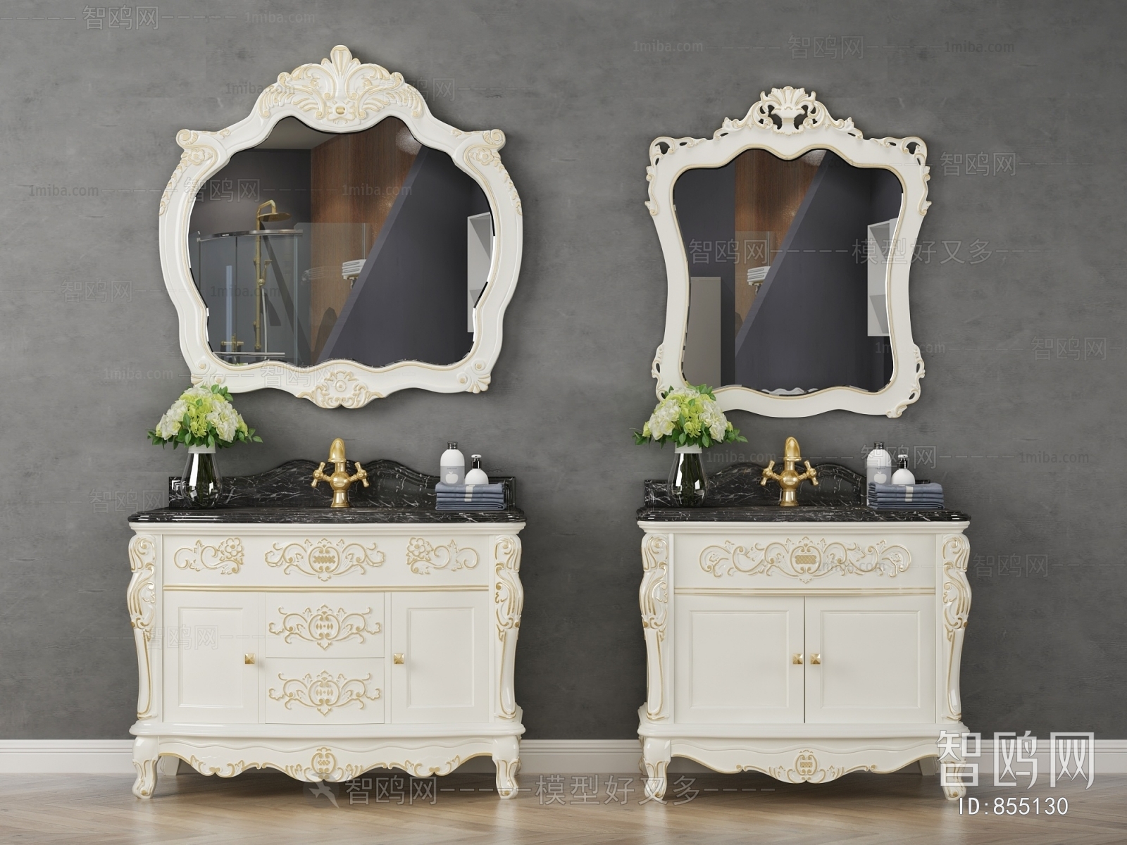 European Style Bathroom Cabinet