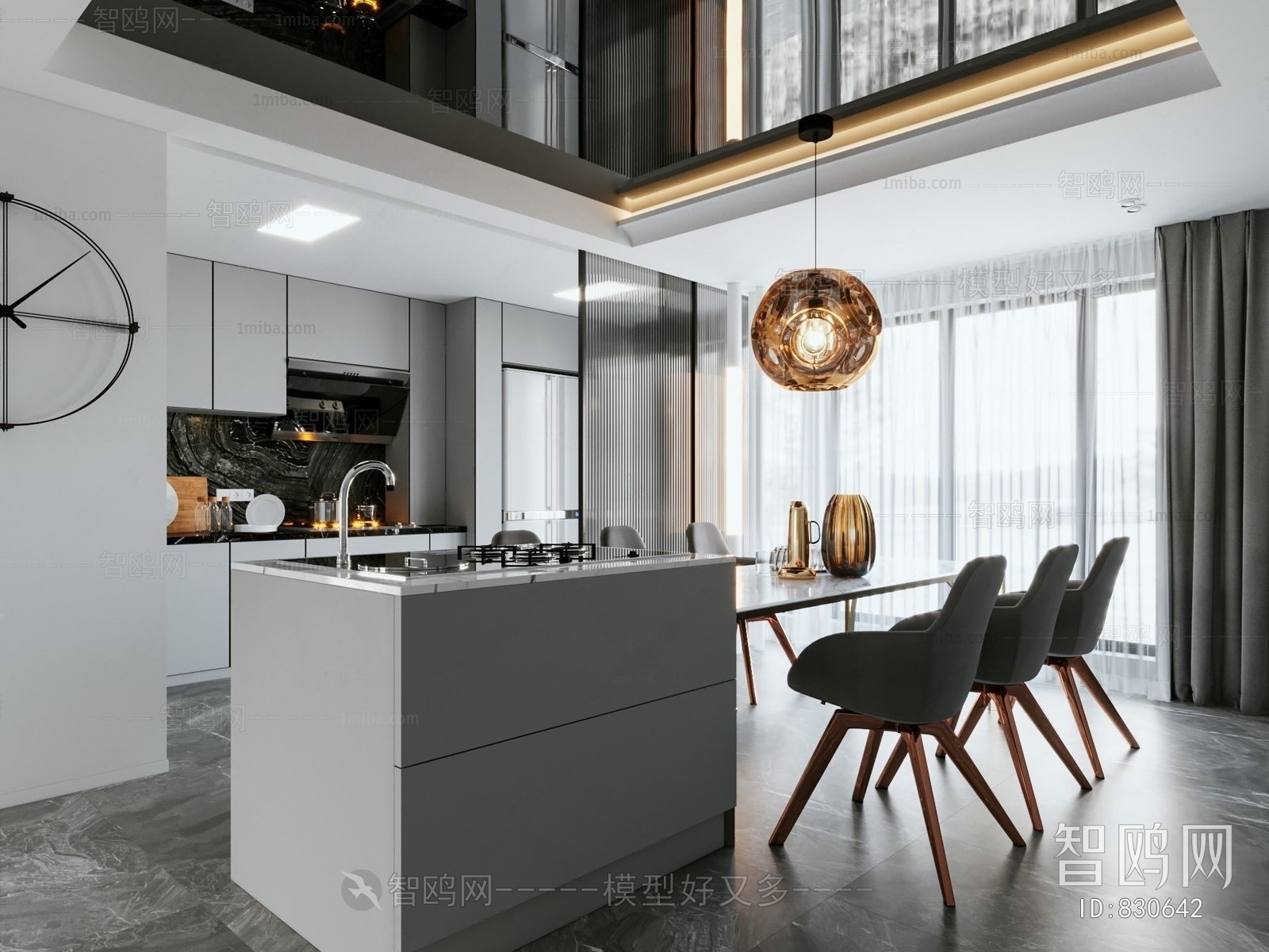 Modern Open Kitchen