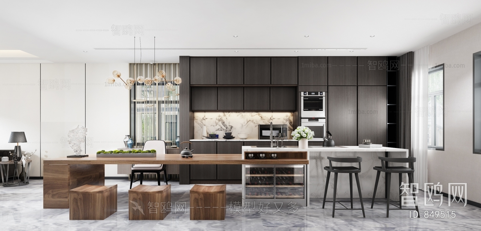 Modern Open Kitchen