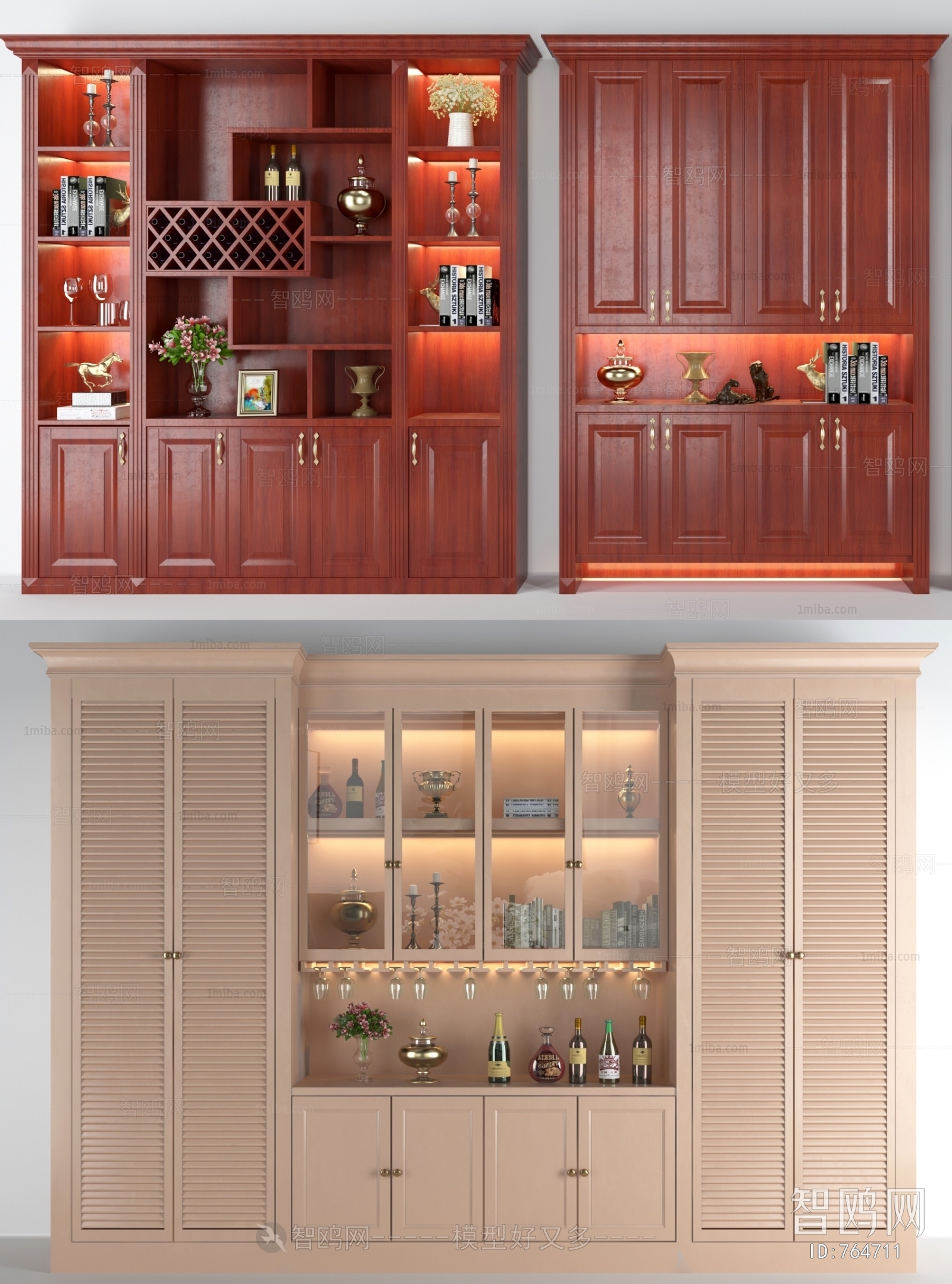 European Style Bookcase