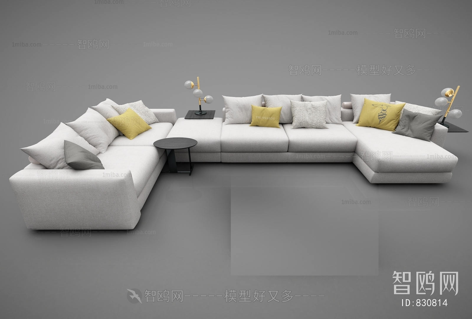 Modern Multi Person Sofa