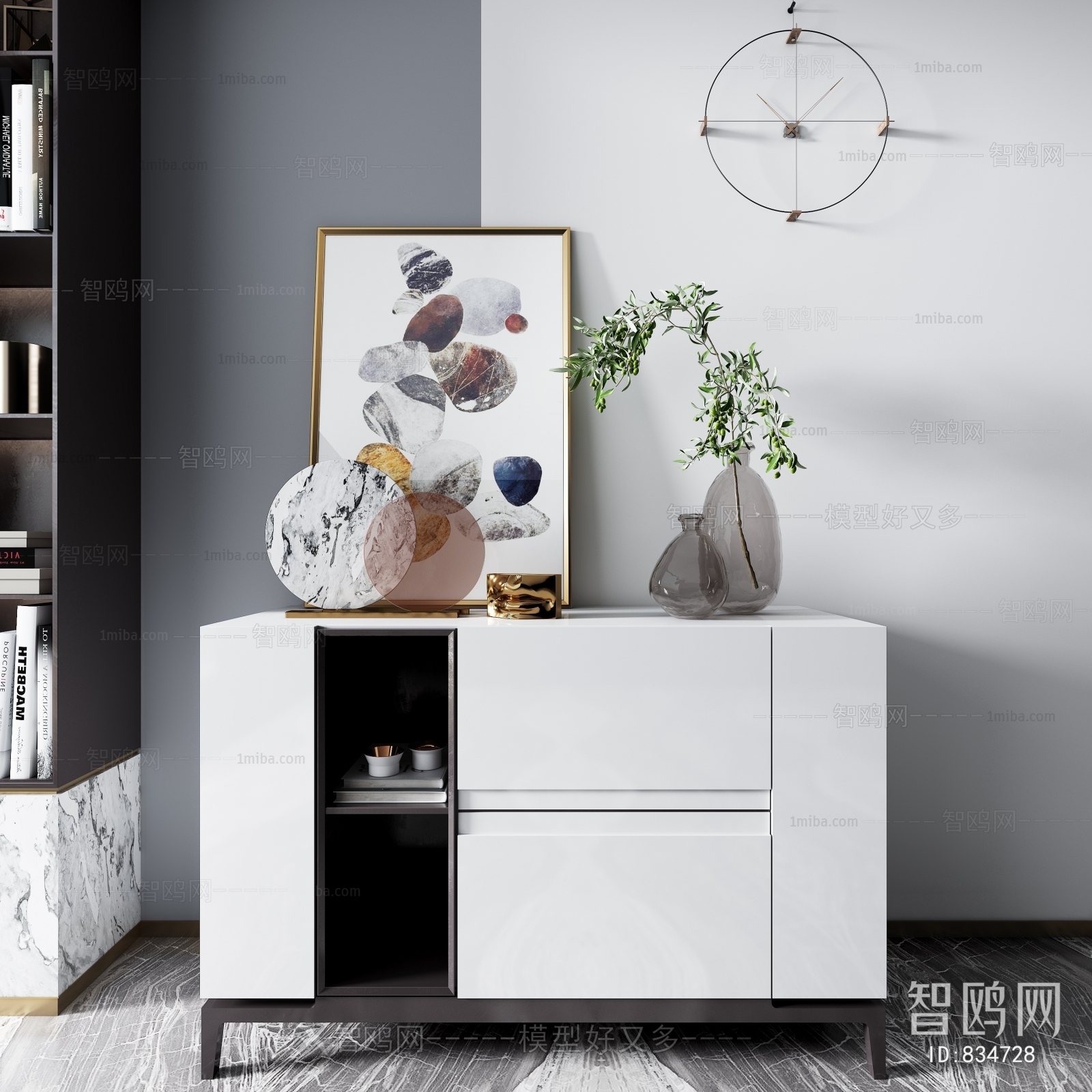 Modern Side Cabinet/Entrance Cabinet