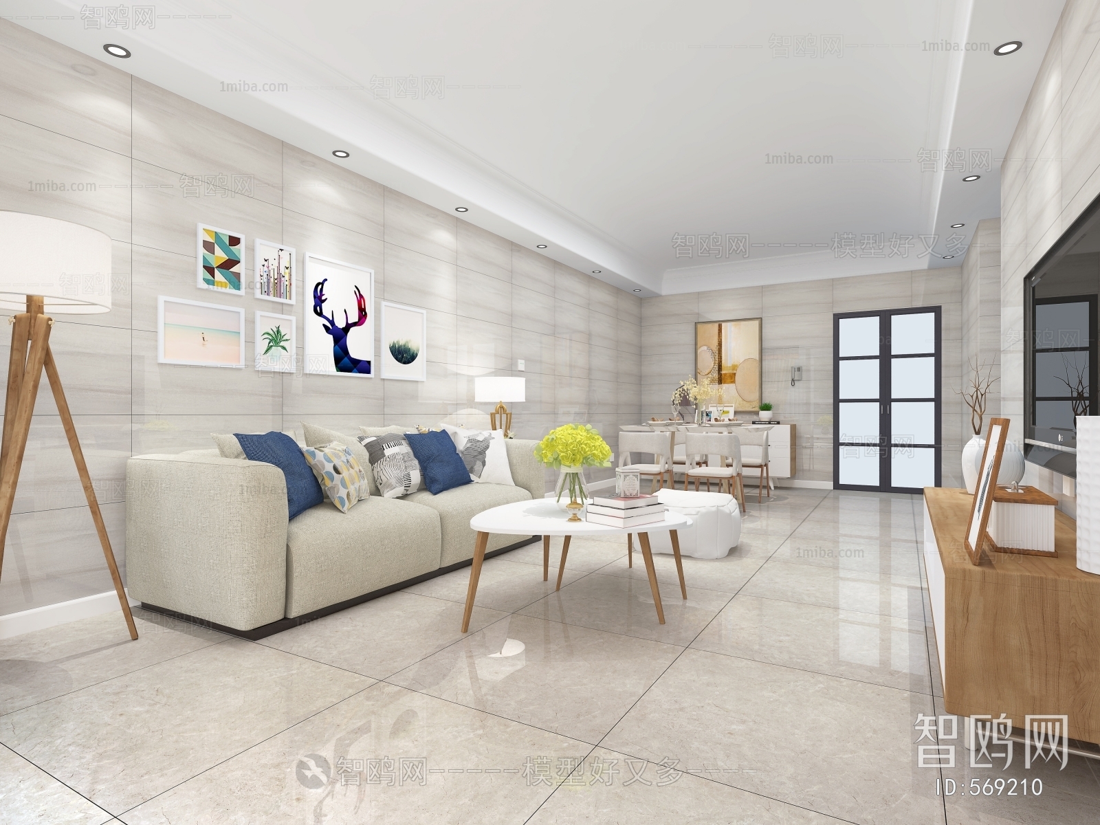 Nordic Style A Living Room