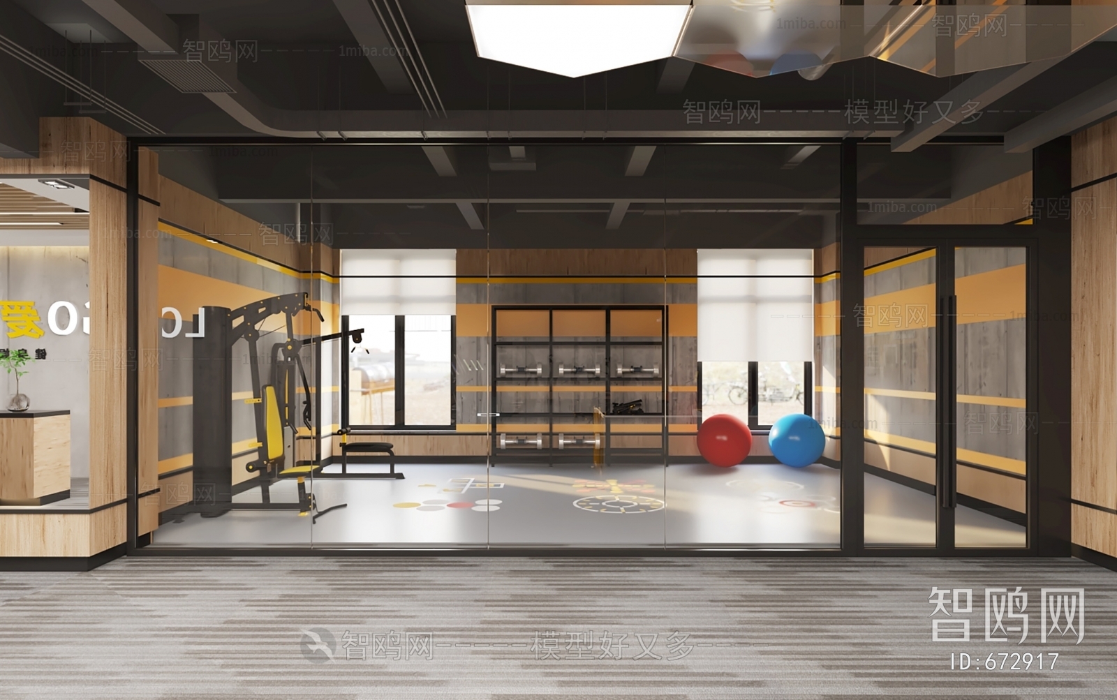 Industrial Style Gym