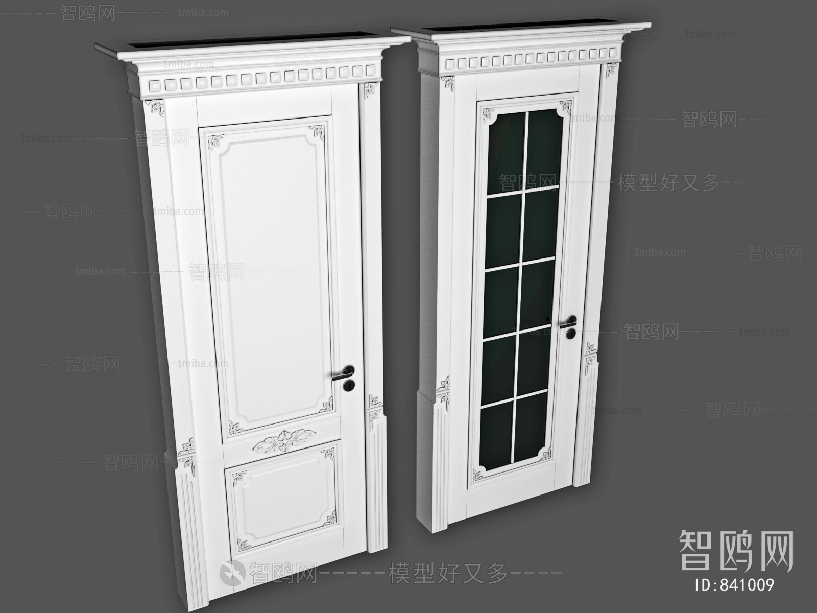 Simple European Style Door