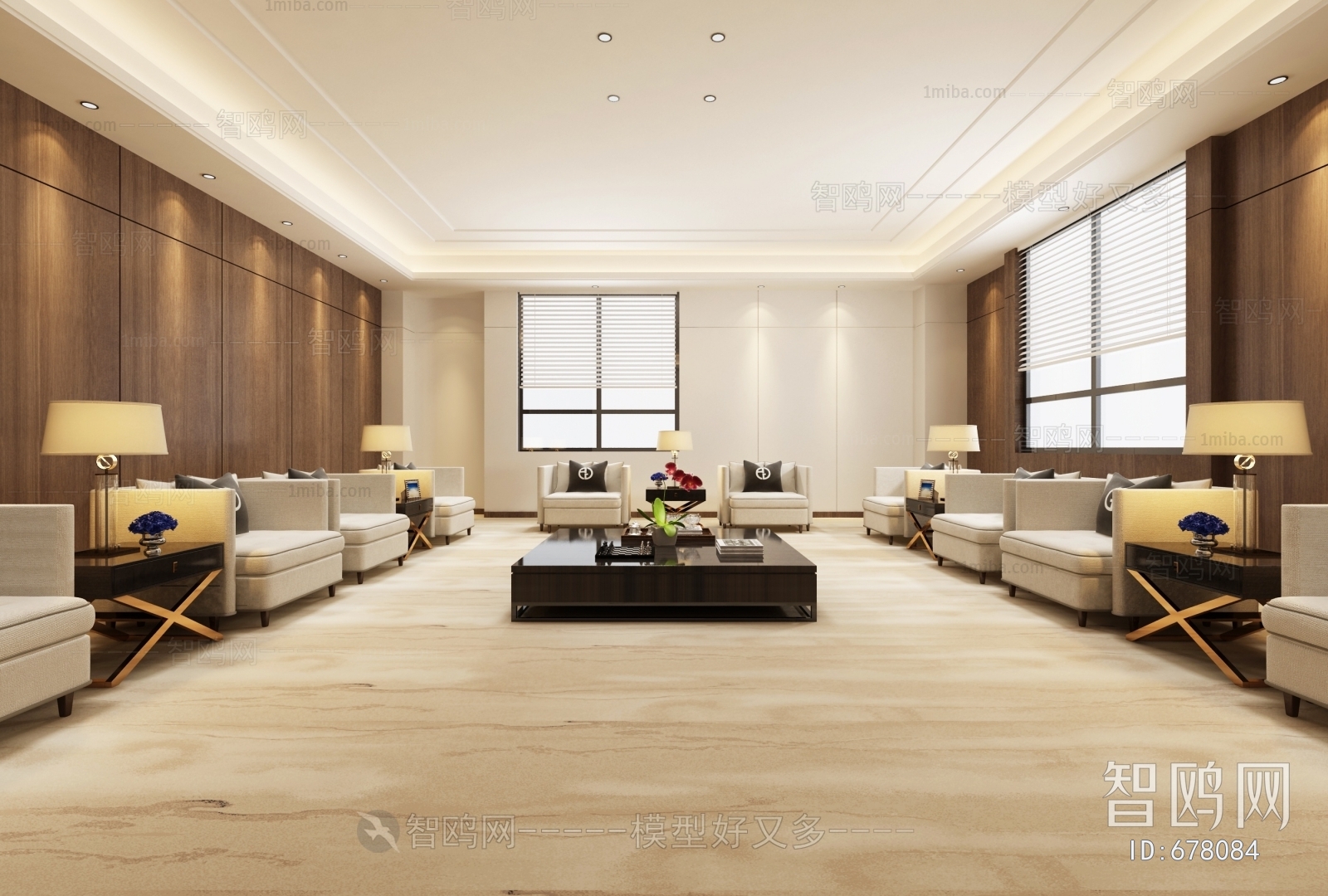 New Chinese Style Reception Room