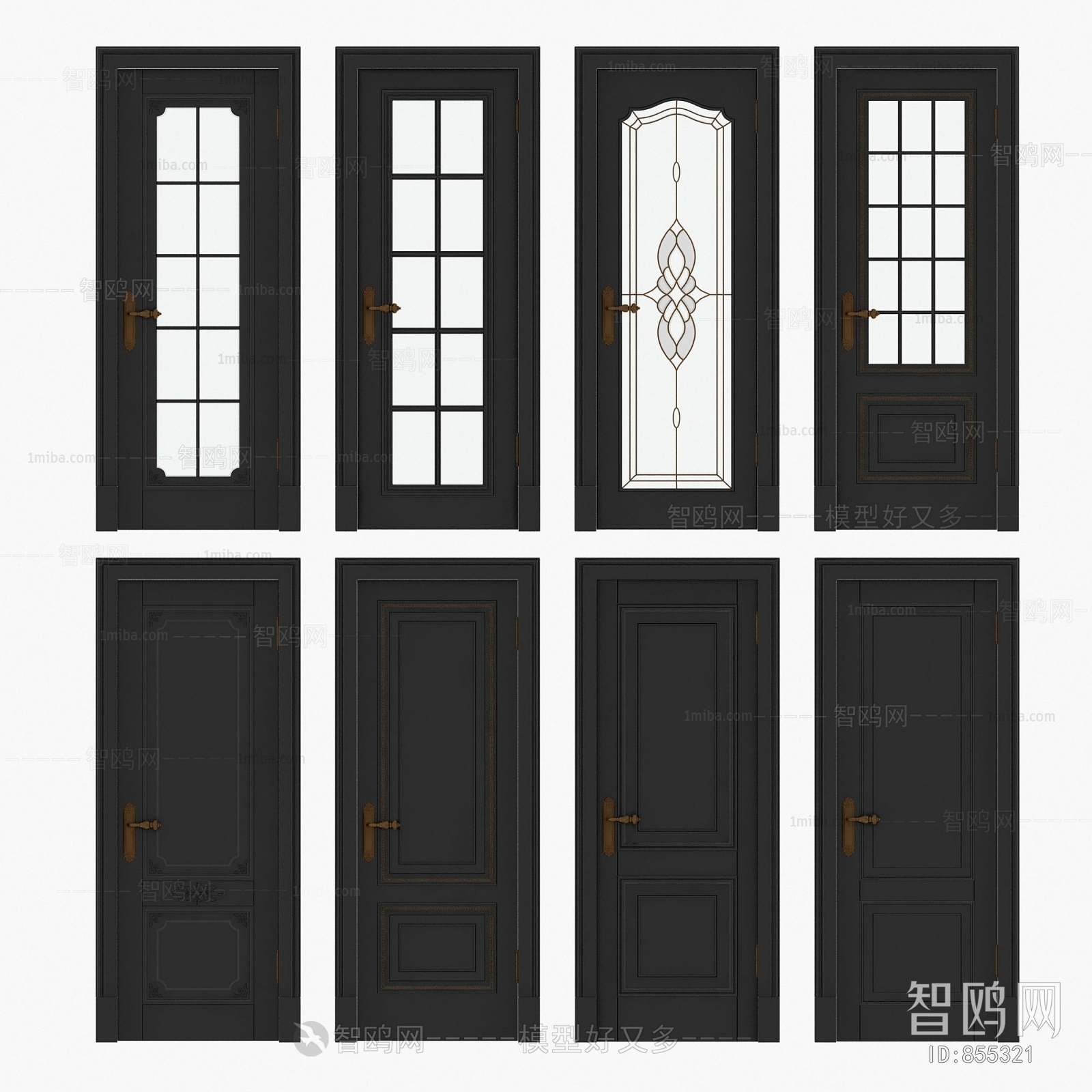 Simple European Style Door