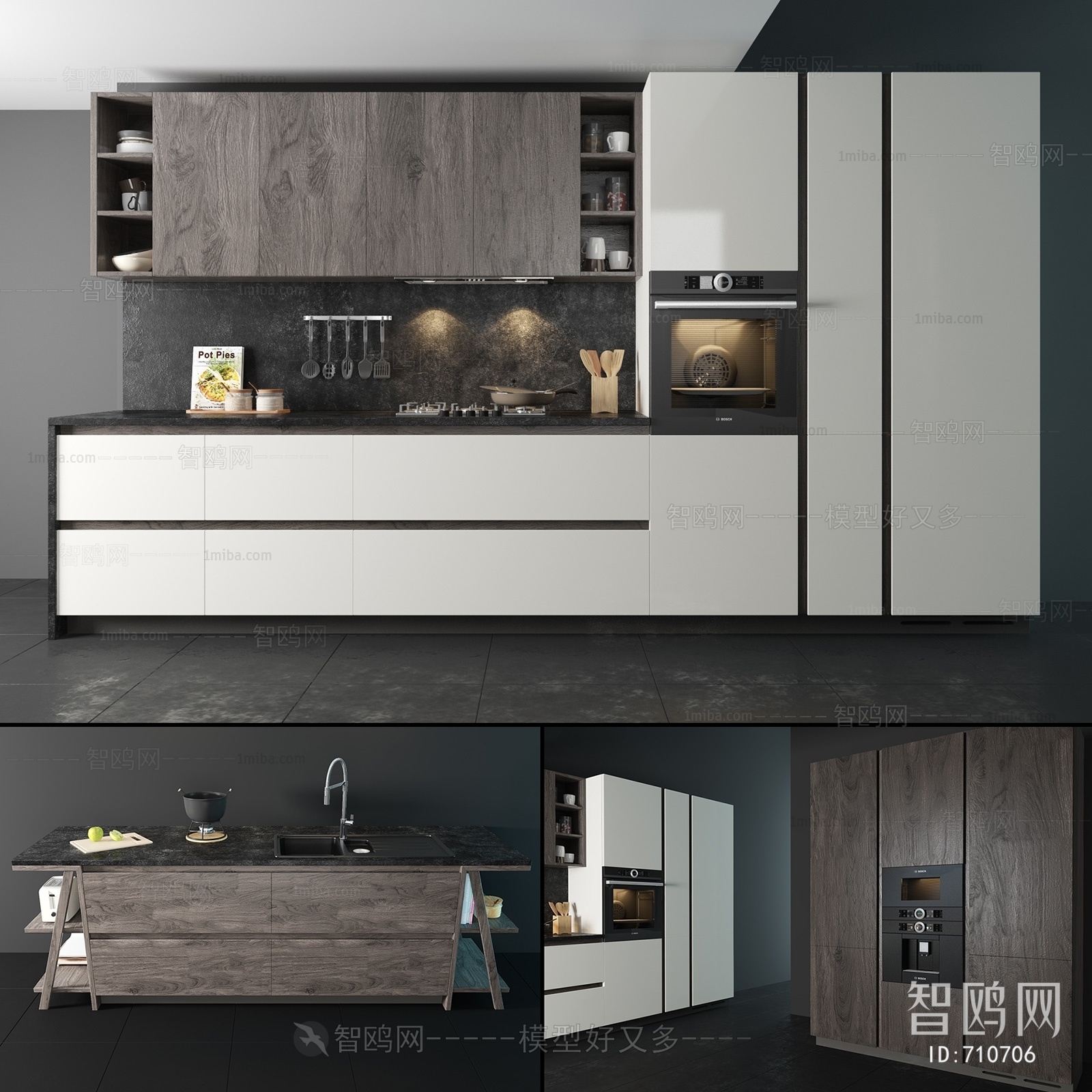 Modern Kitchen Cabinet