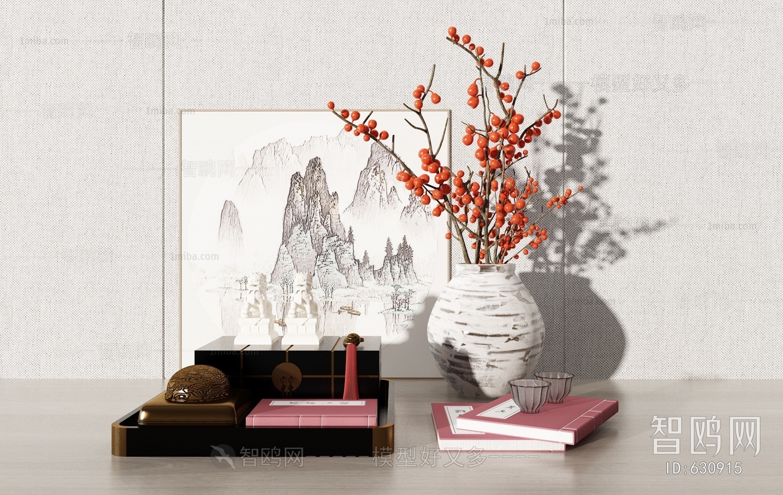 New Chinese Style Decorative Set