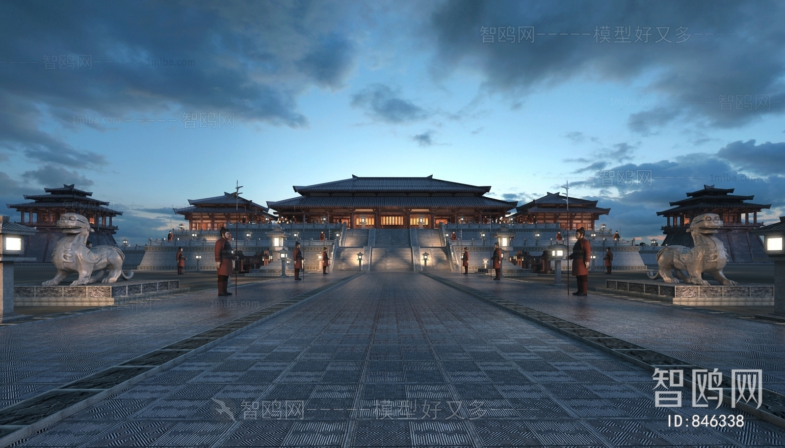 Chinese Style Ancient Architectural Buildings