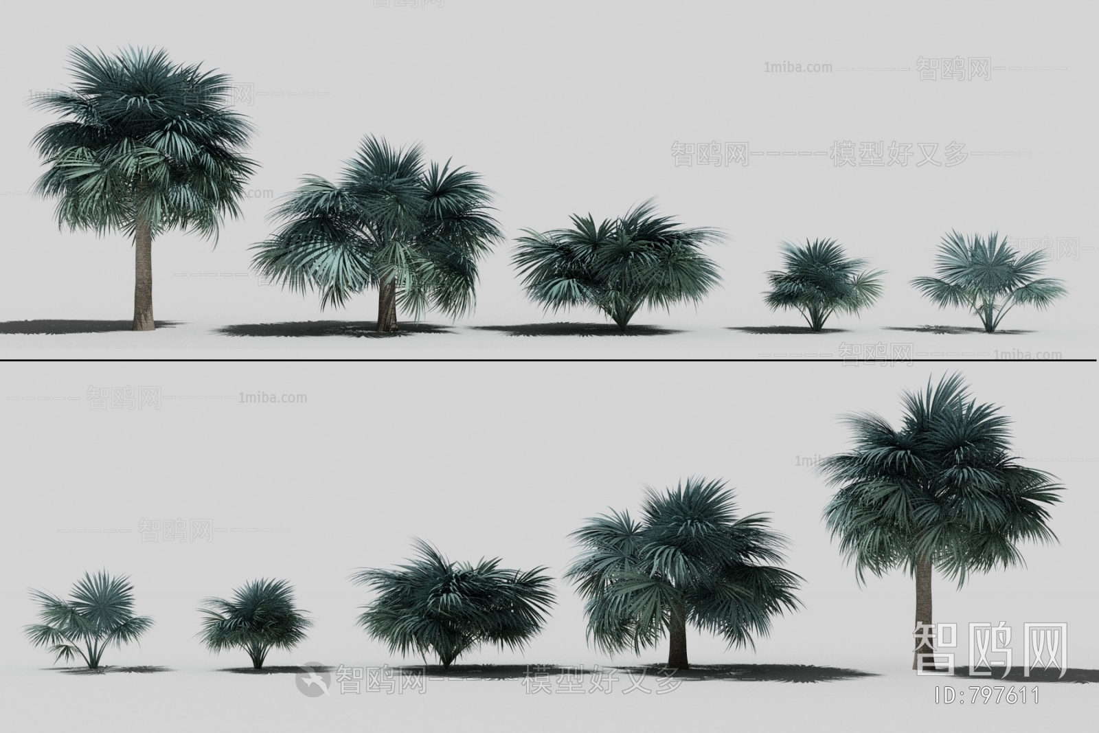 现代棕榈树
