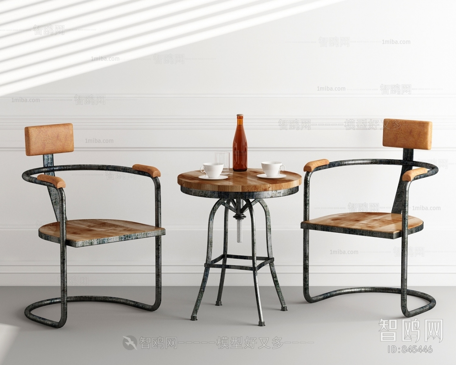 Industrial Style Leisure Table And Chair