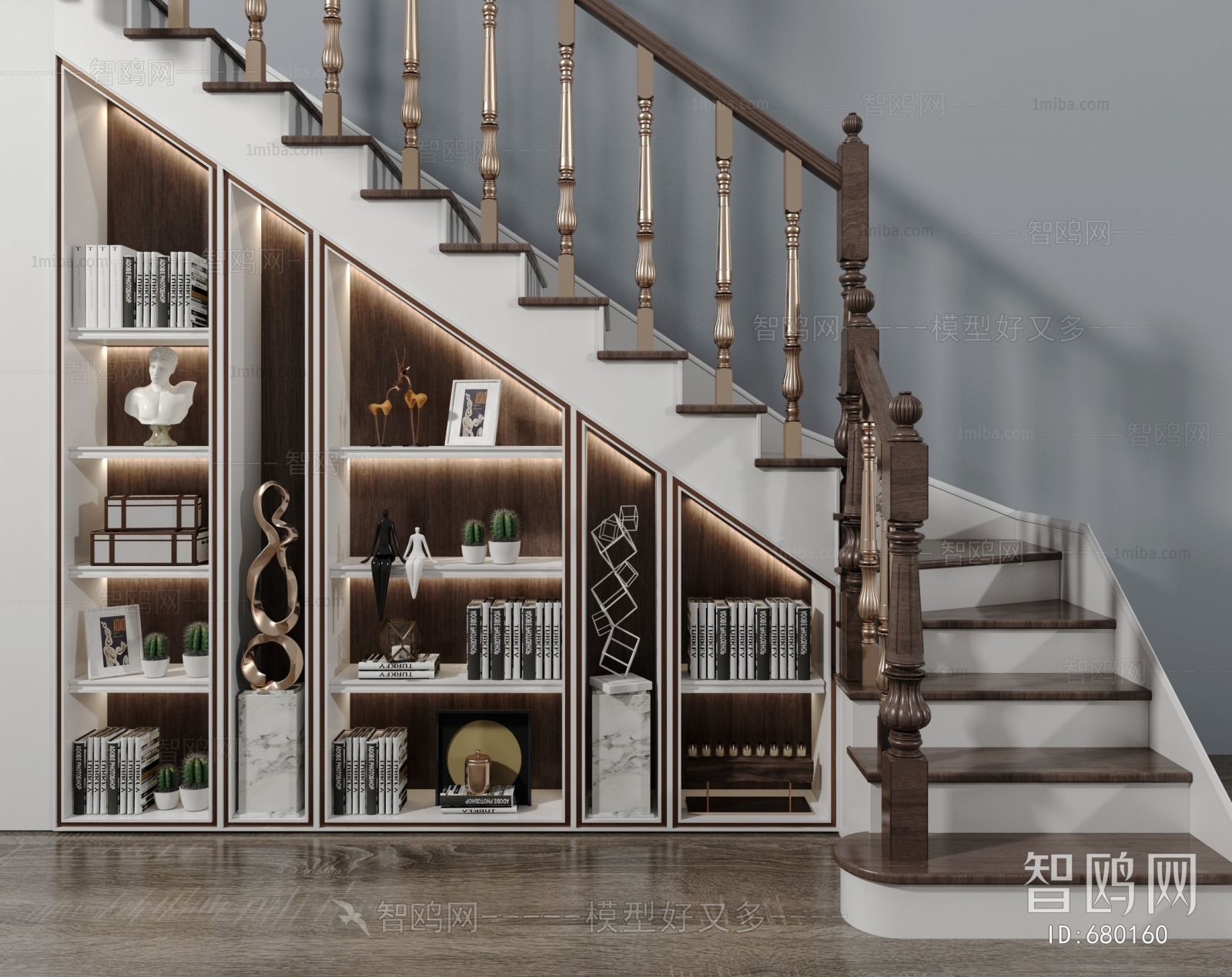 Simple European Style Stair Balustrade/elevator