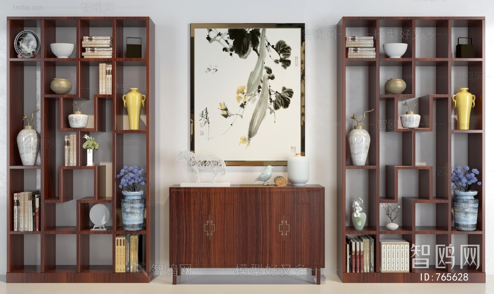 Chinese Style Decorative Cabinet