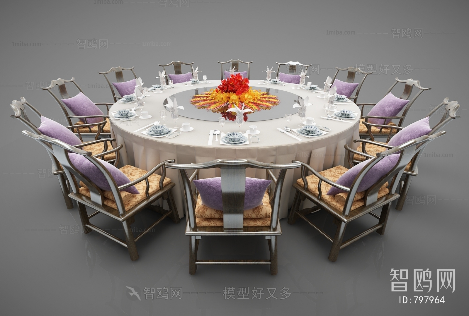 New Chinese Style Dining Table And Chairs