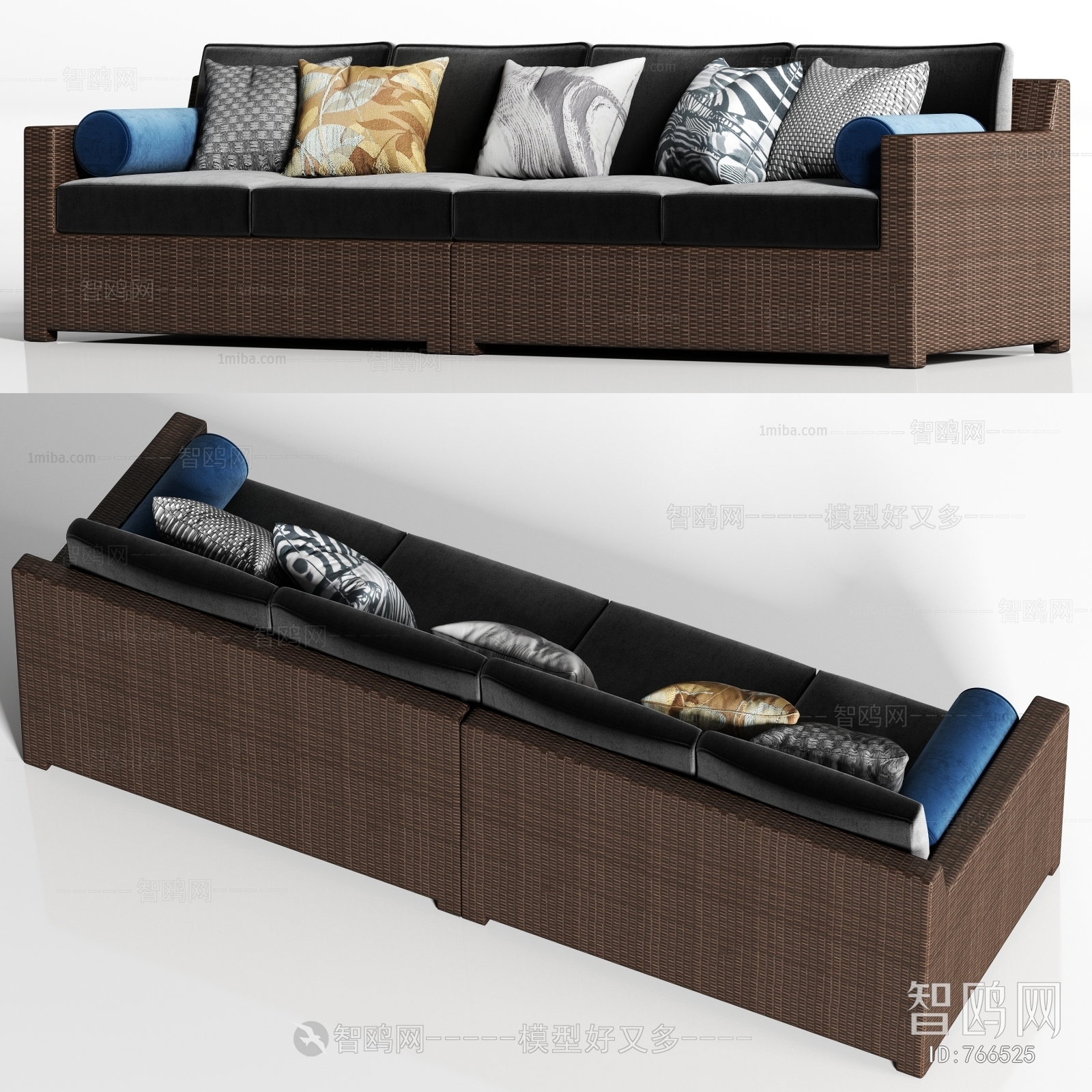 Modern Multi Person Sofa