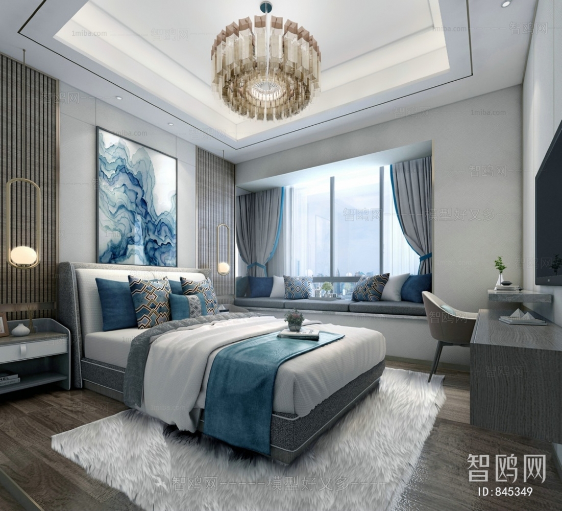 New Chinese Style Bedroom