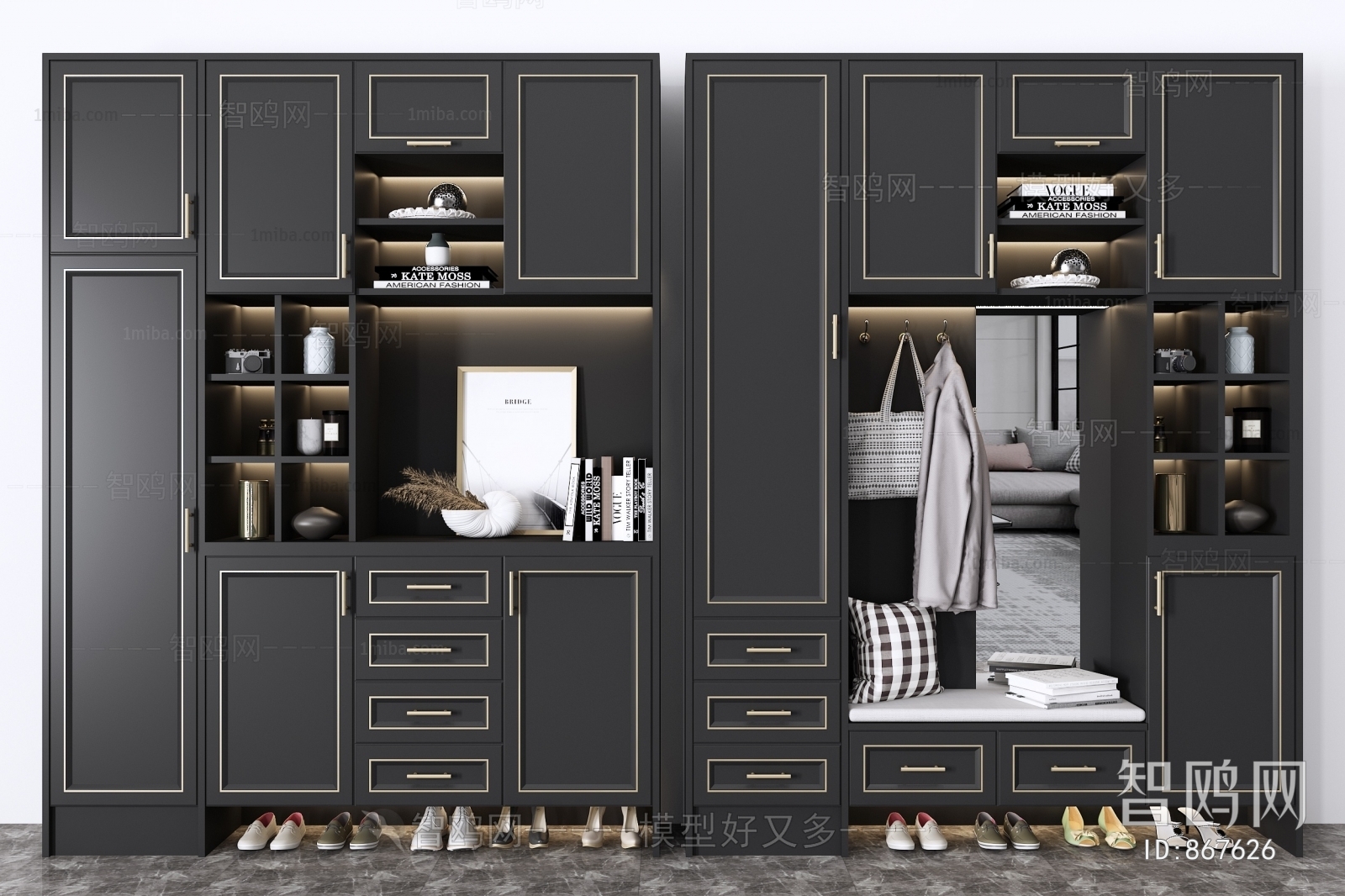 Modern Shoe Cabinet